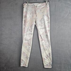 Free People Movement Daybreak Graphic Ivory Combo Leggings Womens Size Small